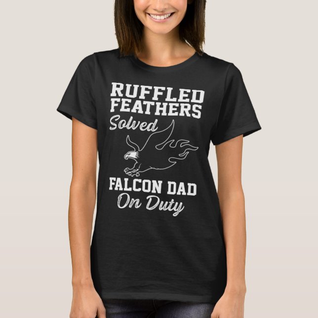 T-shirt Falconer Dad Falconry Ruffled Feathers (Devant)