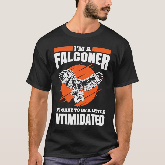 T-shirt Falconer Falcon Hunter Falconer Tracker Duck Hunte (Devant)