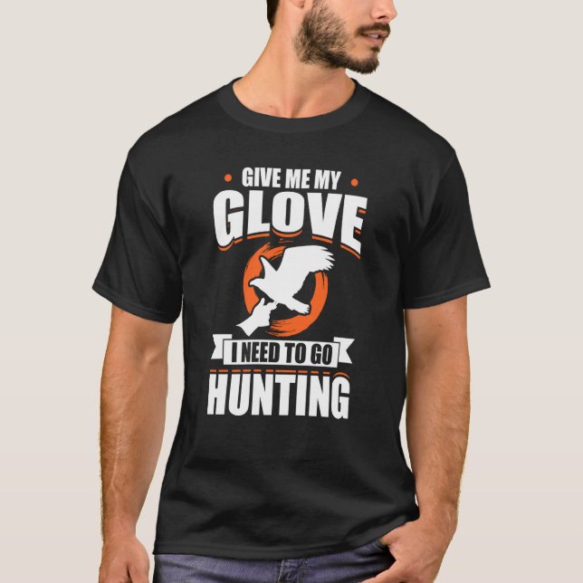 T-shirt Falconer Falcon Hunter Falconer Tracker Duck Hunte (Devant)