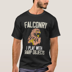 T-shirt Falconry Cool Prey Birds Hommes Femmes Je Joue Ave