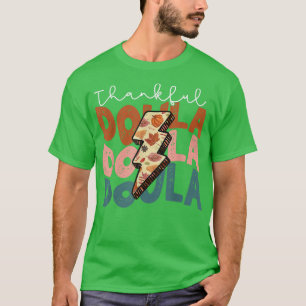 T-shirt Fall Season Autumn Thankful Doula Thanksgiving Gif