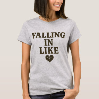 T-shirt « Falling In Like » | Joli t-shirt rétro d