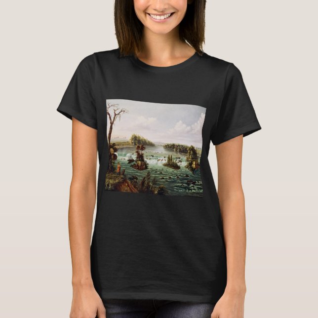 T-shirt Falls of Saint Anthony by Henry Lewis (Devant)