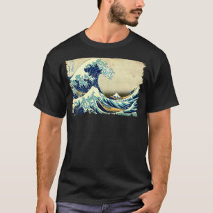 T-shirt Fameux Art Vintage classique Great Ocean Wave Spec