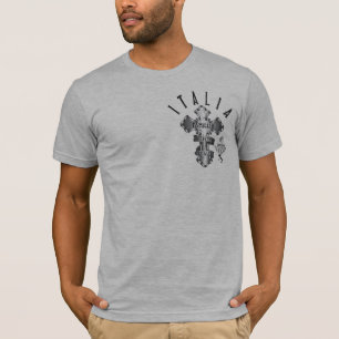 T-SHIRT FAMIGLIA ITALIEN RISPETTO LEALTA - EN ITALIEN