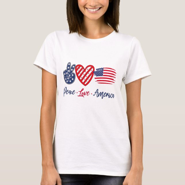 T-shirt familial du 4 juillet (Devant)