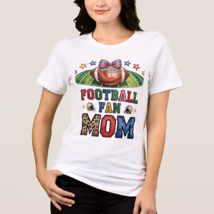 T-Shirt-Familie Fußball-T-Shirt Tri-Blend Shirt