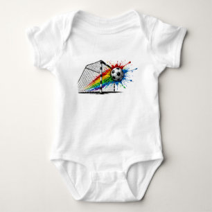 T-Shirt-Familien-Fußball-T-Shirt Baby Strampler