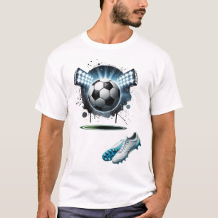 T-Shirt-Familien-Fußball-T-Shirt T-Shirt