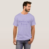 T - Shirt-Familien sind für immer