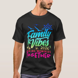 T-shirt Famille 2026 Vibes Famille Réunion vacances Faire