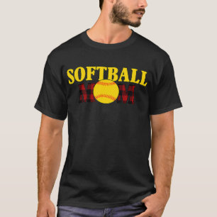 T-shirt FAMILLE 365 Softball Maman Tee Sport Softball Mère