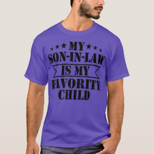 T-shirt Famille Amusante Mon Fils En Droit Est Mon Enfant