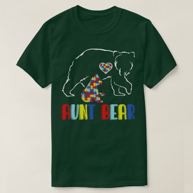 T-shirt Famille Autistique de la mignonne Sensibilisation  (Design devant)
