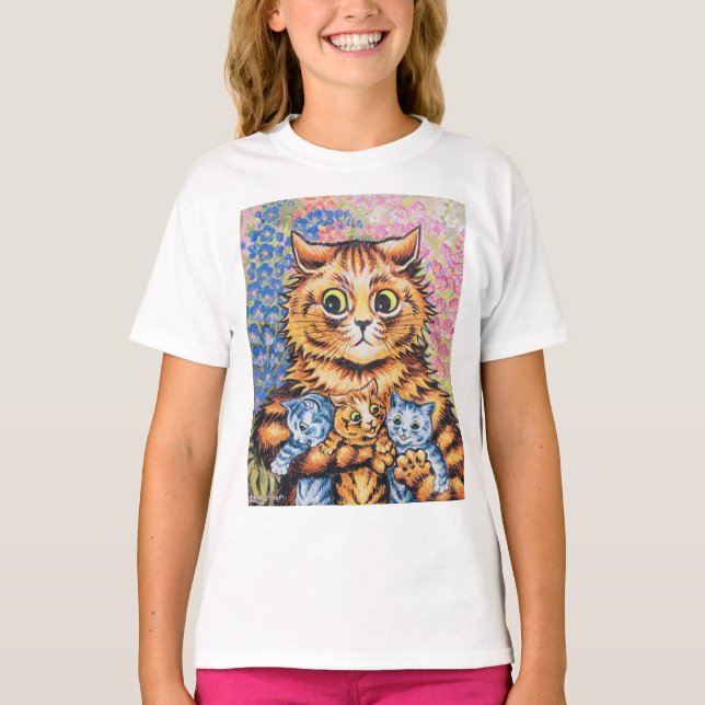 T-shirt Famille Cat | Louis Wain | (Devant)
