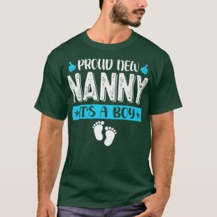 T-shirt Famille cool Fier Nouvelle Nounou C'est un garçon