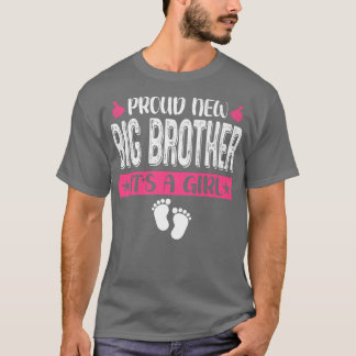 T-shirt Famille cool Fière Nouveau Grand Frère C'est une f