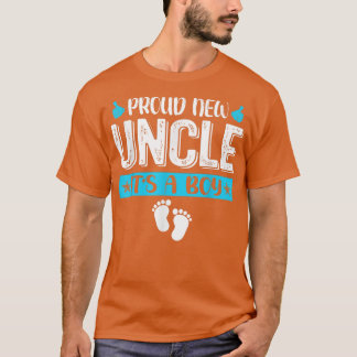 T-shirt Famille cool Fière Nouveau Oncle C'est un garçon G