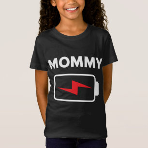 T-Shirt Famille Correspondance Batterie de Noël Drôle Momi