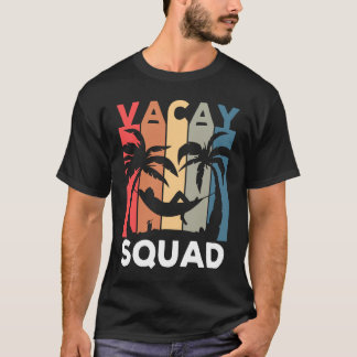 T-shirt Famille Correspondant Vacances été Escadron de vac