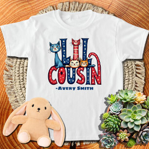T-Shirt Famille Correspondante Cousin Kitty Cat Purr-Fect
