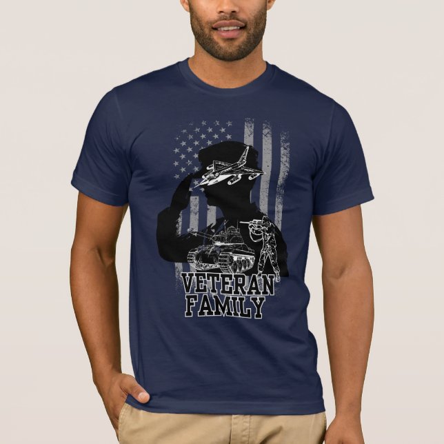 T-shirt Famille d'anciens combattants (Devant)