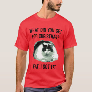 T-shirt Famille d'animaux de Noël