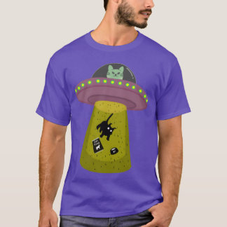 T-shirt famille de chats ufo