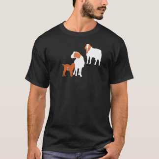 T-shirt Famille de chèvre de Boer