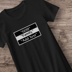 T-shirt Famille de Dieu des femmes mince