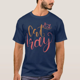 T-shirt famille de femmes de chat