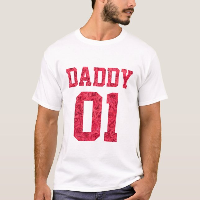 T-shirt Famille de fleurs - Papa 01 (Devant)