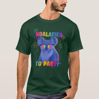 T-shirt Famille de jeux de mots d'animaux de fête Koalafie