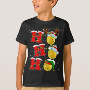T-shirt Famille de jumelage drôle Père Noël Ho Ho Ho Lemon