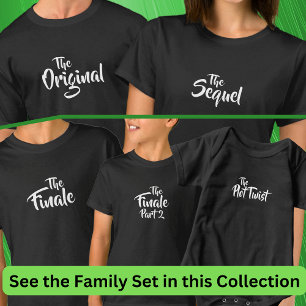 T-shirt Famille de jumelage finale de la séquence d'origin
