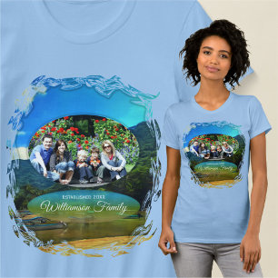 T-shirt Famille de la rivière Mismaloya 0344