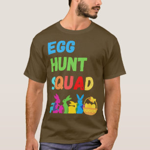 T-shirt Famille de lapins de l'équipe de chasse aux oeufs