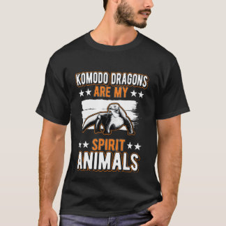 T-shirt Famille de l'esprit de l'animal Dragon de Komodo