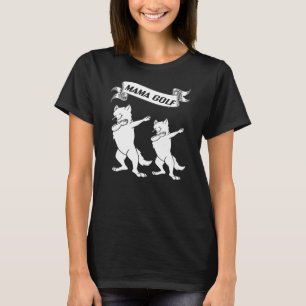 T-shirt Famille de loups de Mama 