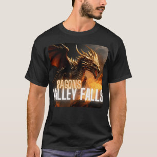 T-shirt famille de mascotte des Valley Falls Dragons