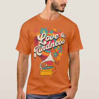 T-shirt Famille de musique rétro Love And Kindness