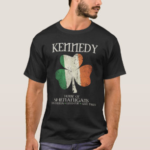 T-shirt Famille de nom Kennedy Irlande Maison irlandaise s