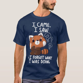 T-shirt Famille de pandas roux étourdis