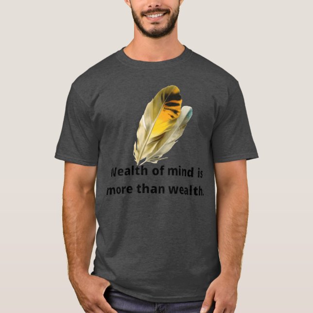 T-shirt Famille de plumes d'oiseaux (Devant)