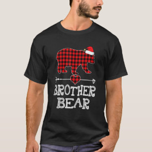 T-shirt Famille de pyjama correspondant à l'ours du Frère