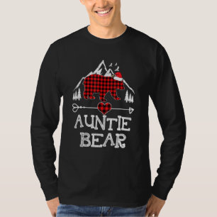 T-shirt Famille de pyjama de jumelage des oreilles rouges