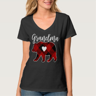 T-shirt Famille de pyjama de jumelage d'ours de grand-mère