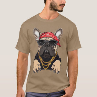 T-shirt Famille de rap de la côte est de Bulldog français