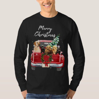 T-shirt Famille de récupération Labrador Camion Pajama de