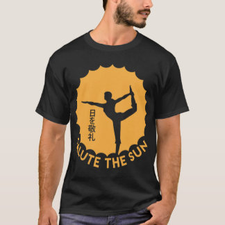 T-shirt famille de salutation au soleil